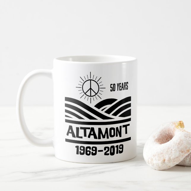 Caneca De Café Altamont Speedway 1969-2019 50th Anniversary (Com Donut)