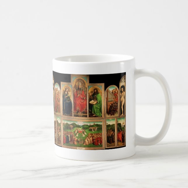 Caneca De Café Altarpiece de janeiro camionete Eyck- Ghent (Direita)
