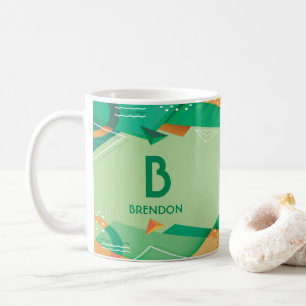 Caneca De Café Alteração inicial Nome do suplemento Geométrico A 