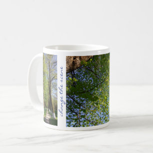 Caneca De Café Alterar a Natureza das Árvores de Cotação Inspi