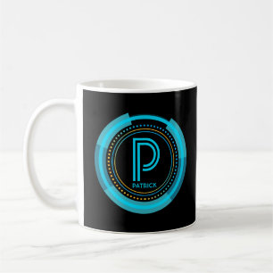 Caneca De Café Alterar Nome do Adicionar Inicial Tecnologia Futís