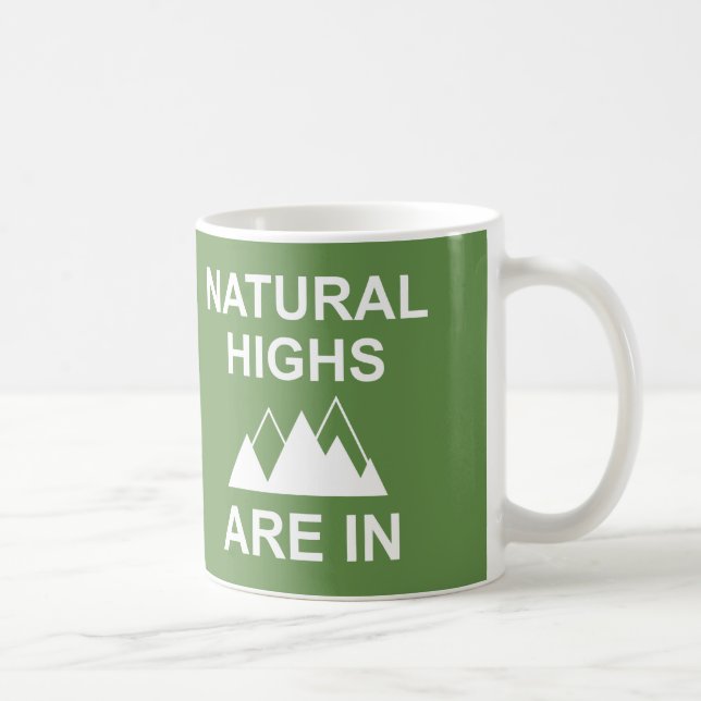 Caneca De Café Altos Naturais Estão Em (Direita)