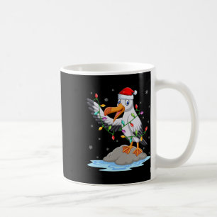 Caneca De Café Altross Bird Xmas Lighting Santa Hat Altross Chris
