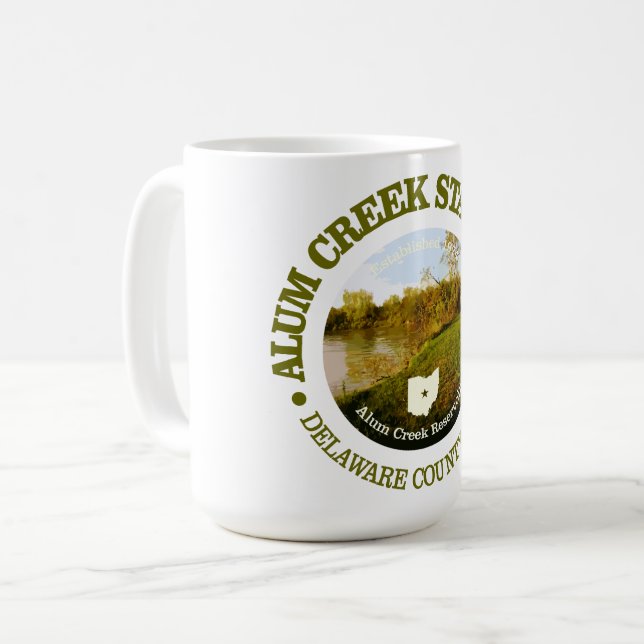 Caneca De Café Alum Creek SP (Frente Esquerda)