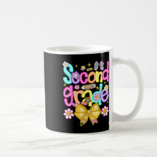 Caneca De Café Aluna da 2ª série préppy de volta às aulas da 2ª s