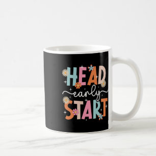 Caneca De Café Aluno do Early Head Start Primeiro Dia do T Head S