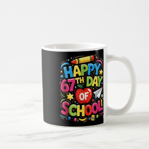 Caneca De Café Aluno Seis Sete Tendência 67 Feliz 67º Dia De Es
