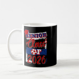 Caneca De Café Aluno Sênior de Futebol Cl de 2026 Graduação no En