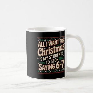 Caneca De Café Alunos Dizendo 67 Natal Professor Ugly Christmas