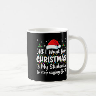 Caneca De Café Alunos Dizendo 6-7 67 Seis Sete Professor Divertid