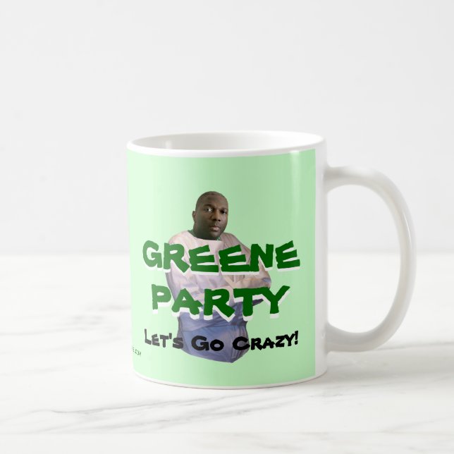 Caneca De Café Alvin Greene: Deixe-nos ir loucos! (Direita)