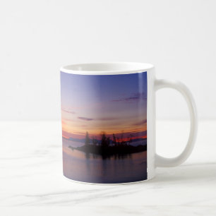 Caneca De Café Alvorecer do lago Moosehead, lago Moosehead
