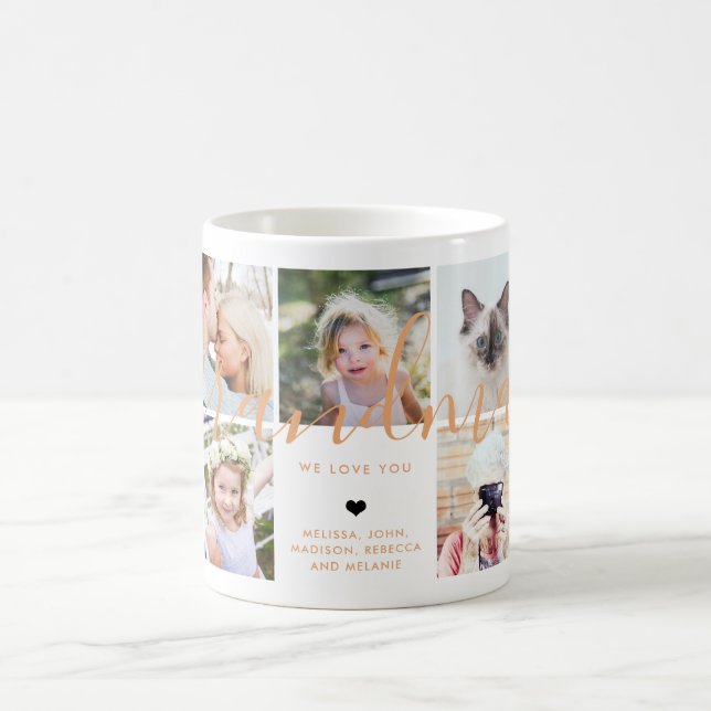 Caneca De Café Ama Sua Avó | Galeria de fotos Laranja (Centro)