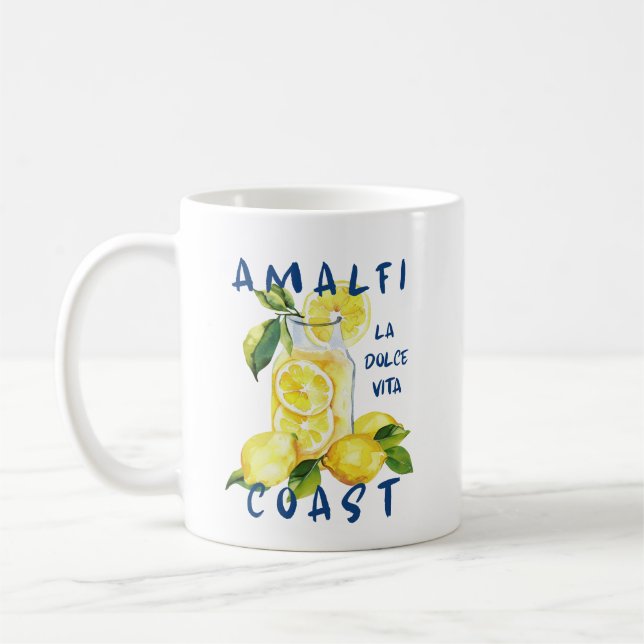 Caneca De Café Amalfi Coast La Dolce Vita – Italian Limoncello (Esquerda)