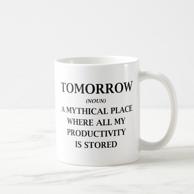 Caneca De Café Amanhã (Direita)