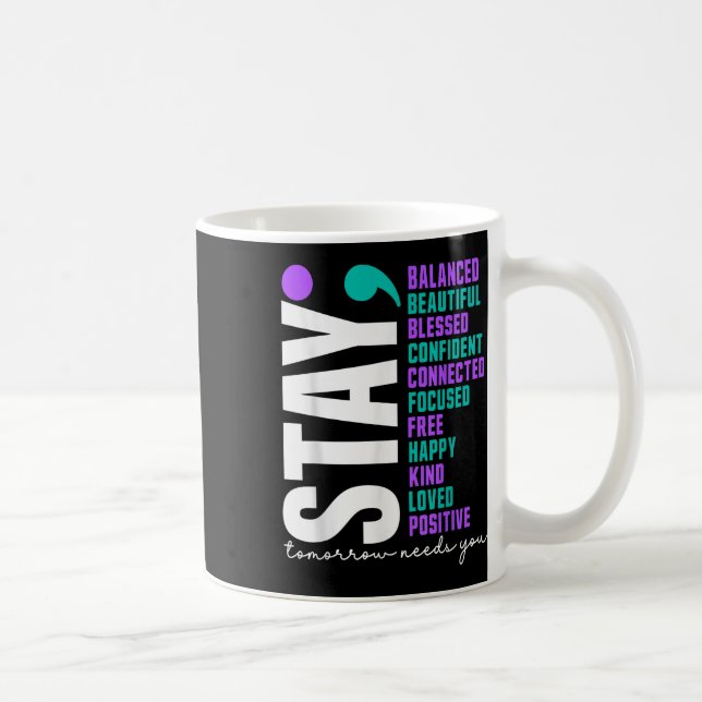 Caneca De Café Amanhã Precisa de Você Conscientização sobre Preve (Direita)