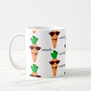 Caneca De Café amante da cenoura