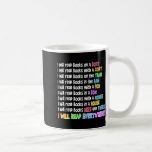 Caneca De Café Amante da leitura engraçado vai ler livro em todo