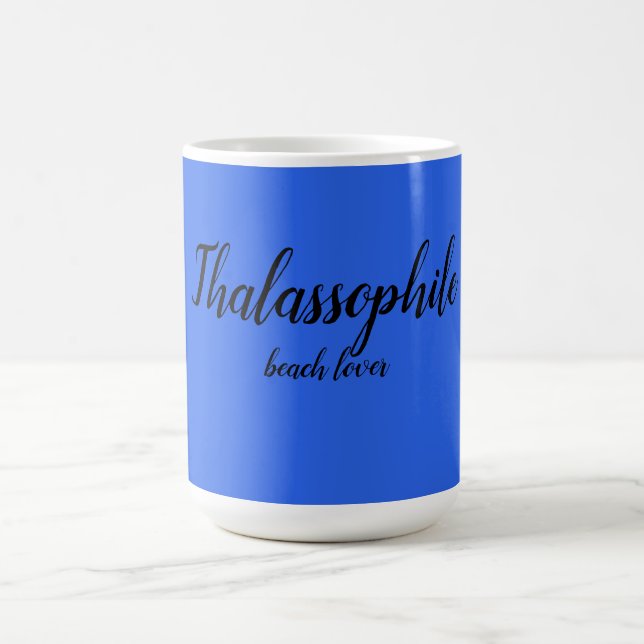 Caneca de Café Amante da Praia (Centro)