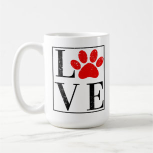 CANECA DE CAFÉ AMANTE DE ANIMAIS PROPRIETÁRIO DE CÃO IMPRESSÃO DE