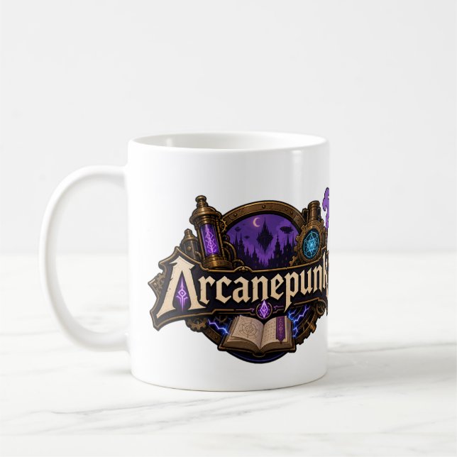 Caneca De Café Amante de Arcanepunk (Esquerda)