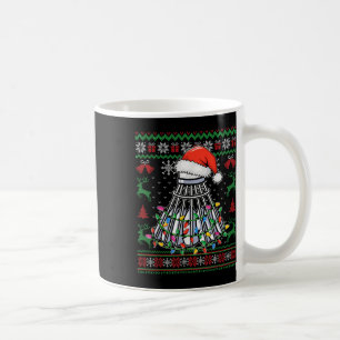 Caneca De Café Amante de Badminton Natal Shuttle Chapéu de Papai 