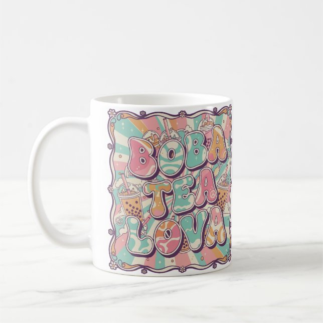 Caneca De Café Amante de Boba Tea (Esquerda)