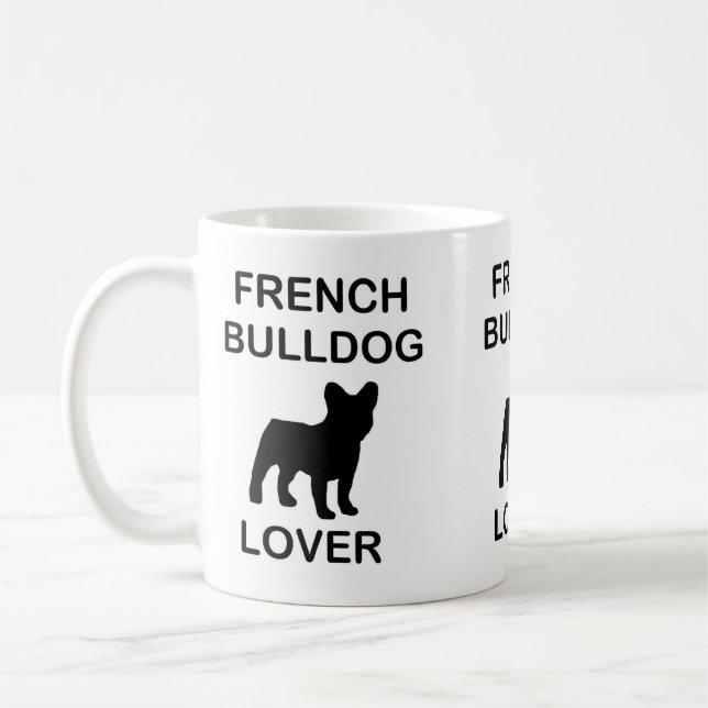 Caneca De Café amante de bulldog francês (Esquerda)