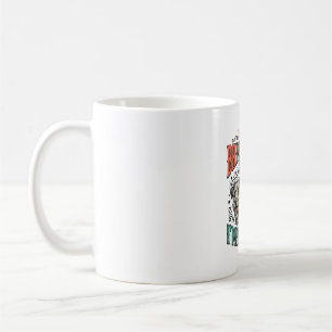 Caneca De Café Amante de Cachorro Engraçado Design de Citação de