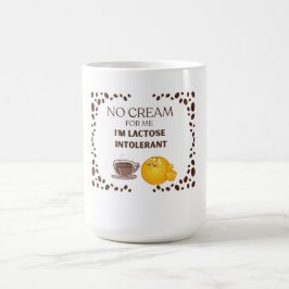 CANECA DE CAFÉ AMANTE DE CAFÉ BRANCO ENGRAÇADO, SEM CREAM CERÂMIC