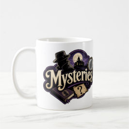Caneca De Café Amante de Ficção de Mistério