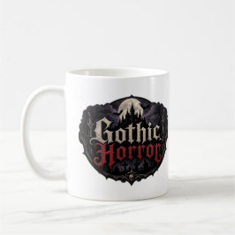 Caneca De Café amante de ficção de terror gótico