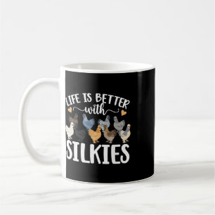 Caneca De Café Amante de Galinha de Seda Proprietário de Galinha 