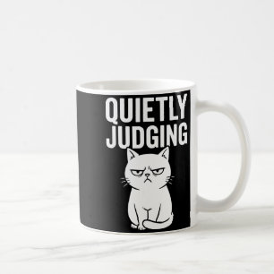 Caneca De Café Amante de Gato Louco Engraçado Silenciosamente Jul