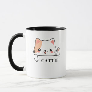 Caneca de Café Amante de Gatos Vintage mãe de ga