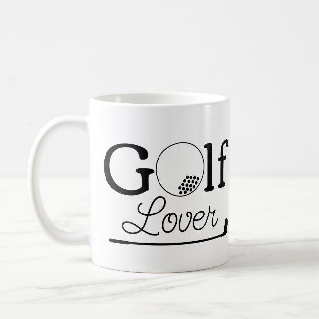 Caneca De Café Amante de Golfe (Esquerda)