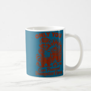 Caneca De Café Amante de guaxinim feral só você pode evitar incên