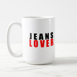 Caneca De Café amante de jeans