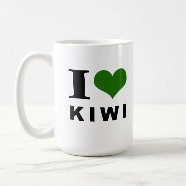 Caneca De Café Amante de Kiwi (Esquerda)