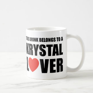 Caneca De Café Amante de Krystal