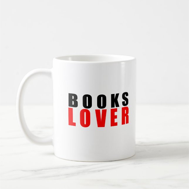 Caneca De Café Amante de livros (Esquerda)