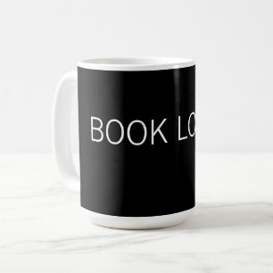 Caneca De Café Amante de Livros – Design de Vida de Leitura Aconc