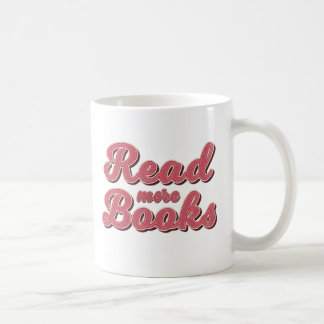 Caneca de Café Amante de Livros Retro Leia Mais Li