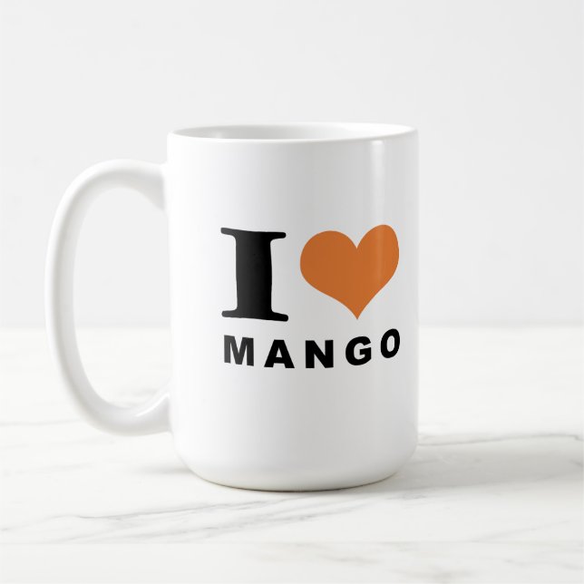 Caneca De Café Amante de Mango (Esquerda)