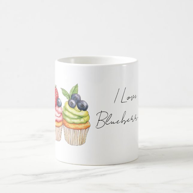 Caneca De Café Amante de Mirtilo (Centro)