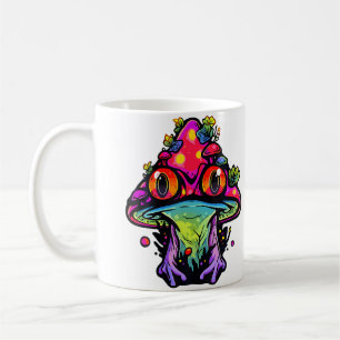 Caneca De Café Amante de Música Edm Rave Dj Sapo Trippy