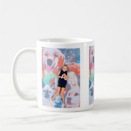 Caneca De Café Amante de os animais - Arte infantil para COC