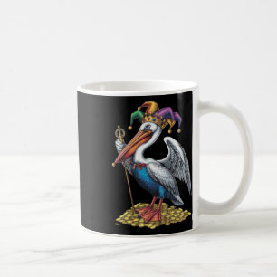 Caneca De Café Amante de os animais de Carnaval do Pelican Mardi