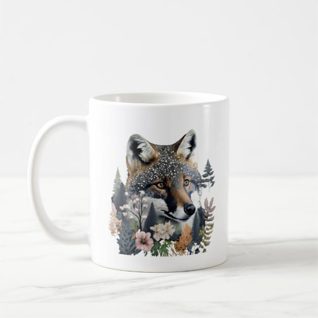 Caneca De Café Amante de os animais Fox Mug (Esquerda)