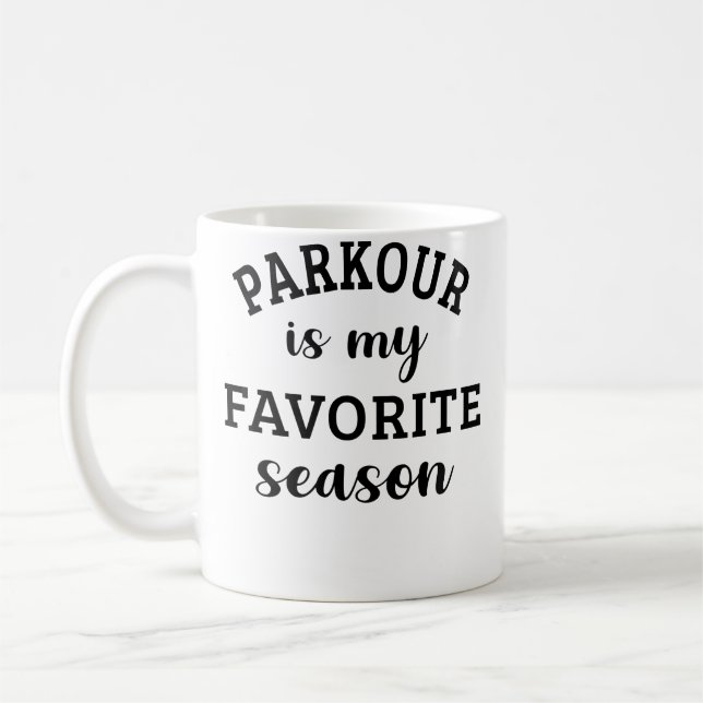 Caneca De Café Amante de Parkour (Esquerda)